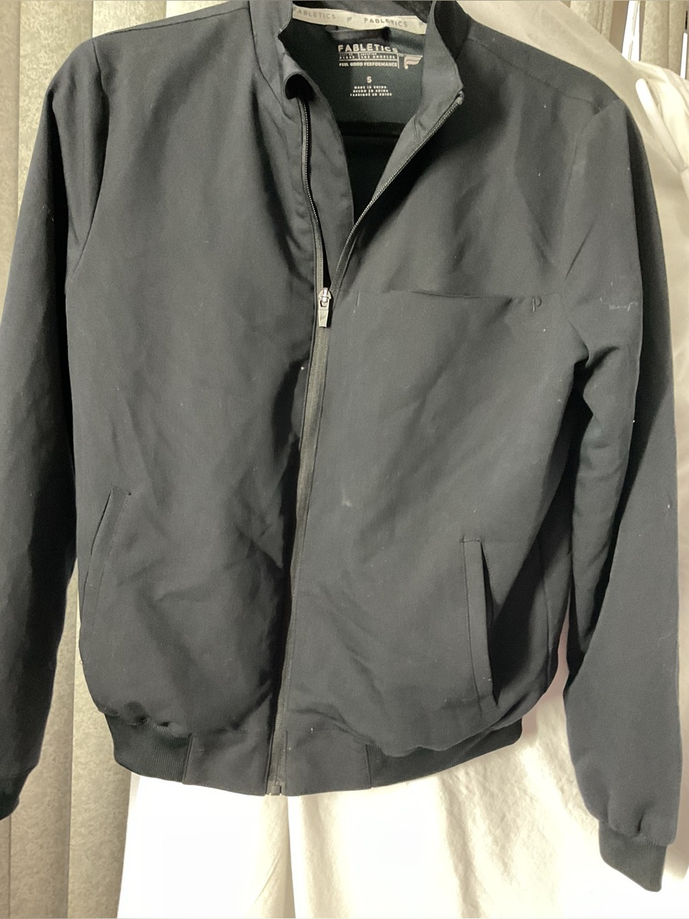 FABLETICS. Men’s Black Full-Zip Jacket